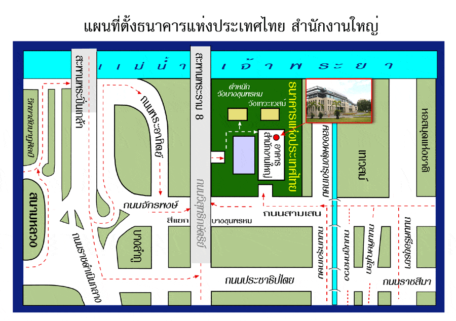 แผนที่วังบางขุนพรหม